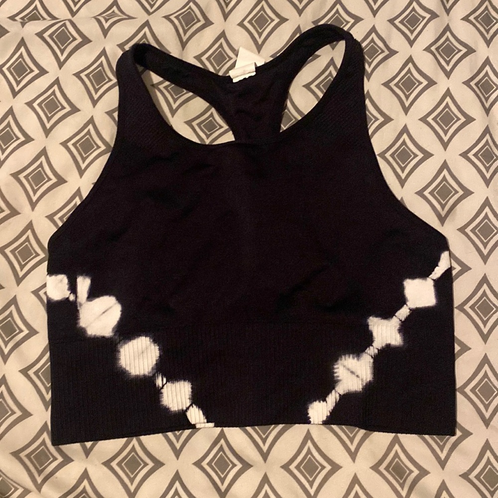 Zyia sports bra. Super dark navy blue. Size large, worn once